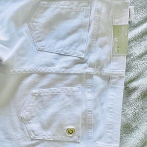 Michael Kors white Izzy Skinny jeans size 10.
